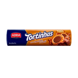 BISCOITOS TORTINHAS CHOCOLATE COM AVELA 140G